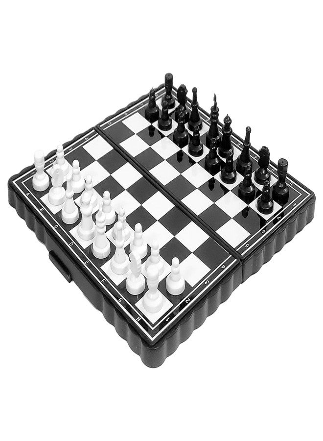 في جراسب مجموعة شطرنج مغناطيسية صغيرة من VGRASSP للأطفال - رقعة شطرنج قابلة للطي مع قطع مغناطيسية قوية - مثالية للأطفال والكبار - مثالية للسفر والتخييم - Image 1